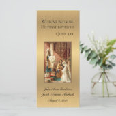 カトリック結婚式の引き出物金ゴールドきらめく (スタンド正面)