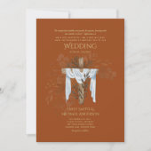 カトリック結婚式招待状エレガント 招待状 (正面)