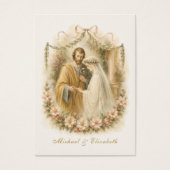 カトリック結婚式祈祷カード（記念品） (正面)