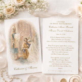 カトリック結婚祈祷カード 婚約 