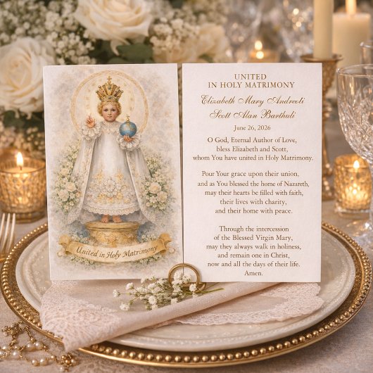 カトリック結婚祈祷カード 婚約 