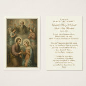 カトリック結婚祈祷カード 婚約  (正面&裏面)