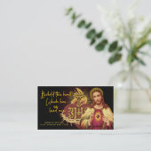 カトリック聖なるハートイエスメモリア祈りの言葉 プレイスカード (スタンド正面)