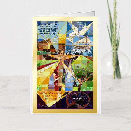 カトリック聖なる書物、 経典グリーティングカード 箔グリーティングカード (正面)