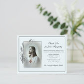 カトリック聖ハートイエス弔慰 サンキューカード (スタンド正面)