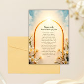 カトリック聖ハートイエズス祈りの言葉カード ノートカード