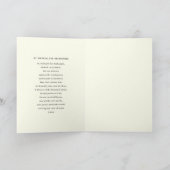 カトリック聖ミカエル大天使祈りの言葉 カード (内部)