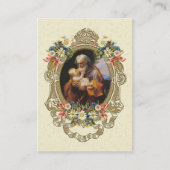 カトリック聖ヨセフスピリチュアルブーケ神聖カード エンクロージャーカード (正面)