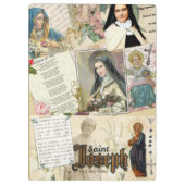 カトリック聖ヨセフ·テレース，ヴァージンマリア，イエス クリップボード (裏面)