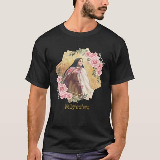 カトリック聖人の聖感動的院 Tシャツ (正面)