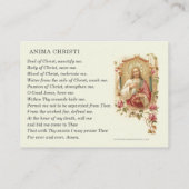 カトリック聖体崇拝イエス祈りの言葉 エンクロージャーカード (裏面)
