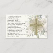 カトリック聖体崇拝フローラ祈りの言葉 エンクロージャーカード (裏面)