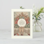 カトリック聖体拝領司会 招待状 (スタンド正面)