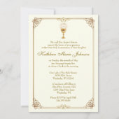 カトリック聖体拝領 イエス ローズ 招待状 (裏面)