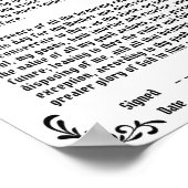 カトリック聖別祈りの言葉へイエスヴァージンマリア ポスター (角)