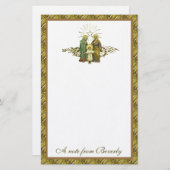 カトリック聖家イエス・マリア・ジョゼフ・セレキティックS 便箋 (正面/裏面)