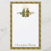 カトリック聖家イエス・マリア・ジョゼフ・セレキティックS 便箋 (正面)