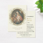 カトリック聖家結婚祈りの言葉カード (デスク)