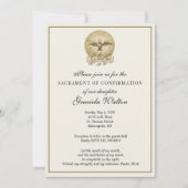 カトリック聖幽霊聖餐式の確認 招待状 (正面)