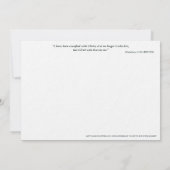 カトリック聖画  | モンテファルコの聖クレア 招待状 (裏面)