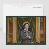 カトリック聖画  | モンテファルコの聖クレア 招待状 (正面/裏面)