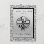 カトリック聖職者就任周年記念招待状 招待状 (正面/裏面)