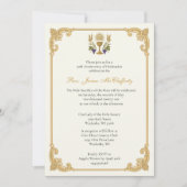 カトリック聖職者就任50周年招待状 招待状 (正面)