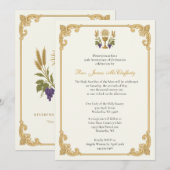 カトリック聖職者就任50周年招待状 招待状 (正面/裏面)