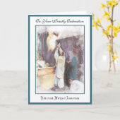 カトリック聖職者戒壇宗教イエスカード カード (黄色い花)