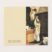 カトリック聖職者戒壇記念日聖書 名刺 (外部フラット)