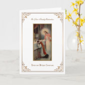 カトリック聖職者 任命 宗教 イエス カード (黄色い花)