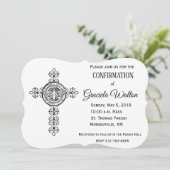 カトリック聖霊の鳩 十字架 確認 招待状 (スタンド正面)