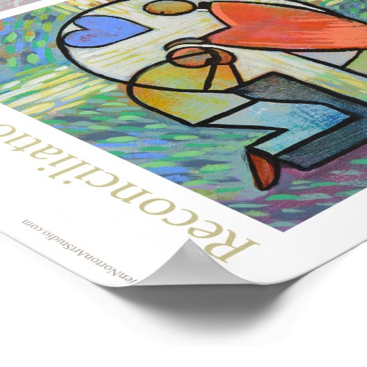 カトリック聖餐式の教室ポスター ポスター (角)