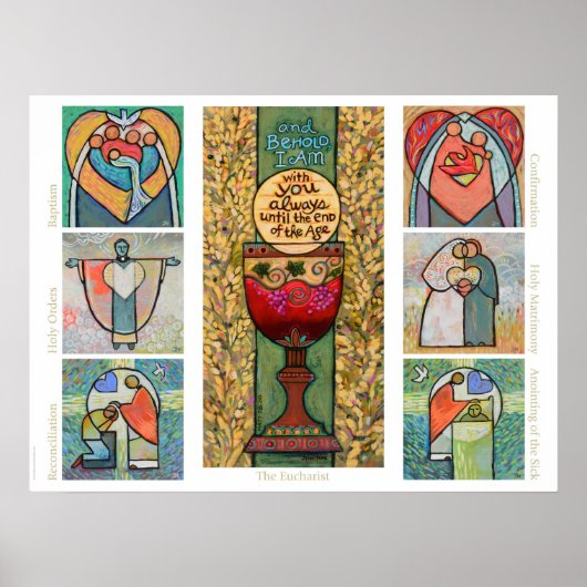 カトリック聖餐式の教室ポスター ポスター (正面)