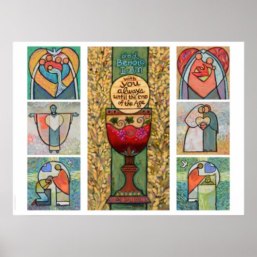カトリック聖餐式の7つのポスター ポスター (正面)