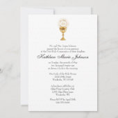 カトリック聖餐式ハートイエス 招待状 (裏面)