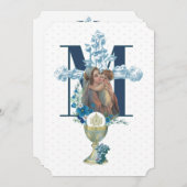 カトリック聖餐式ヴァージンメアリーイエス 招待状 (正面/裏面)