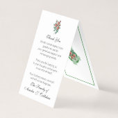 カトリック葬儀アイルランドバラ祈りの言葉カード 名刺 (裏面)