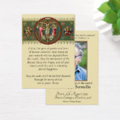 カトリック葬儀イエズス記念祈りの言葉神聖カード (デスク)