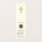 カトリック葬儀グアダルーペ祈りの言葉神聖カード 名刺 (内部フラット)