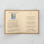 カトリック葬儀サンキューイエス祈りの言葉カード カード (内部)