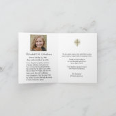 カトリック葬儀フローラマリアありがとう ノートカード (内部)