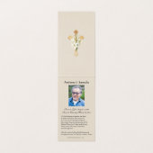 カトリック葬儀ユーチャーリスト祈りの言葉神聖カード 名刺 (内部フラット)