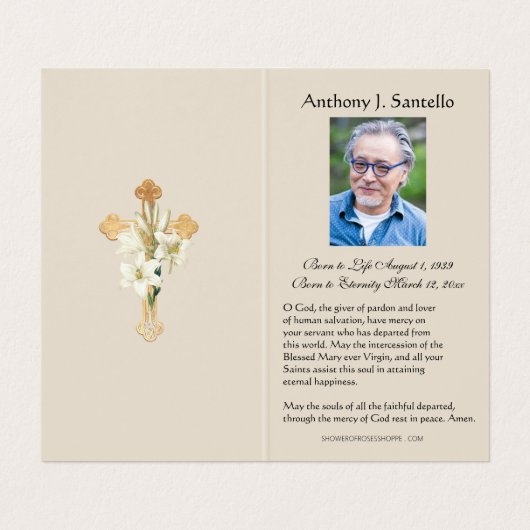 カトリック葬儀ヴァージンメアリー祈りの言葉神聖カード 名刺 (内部フラット)