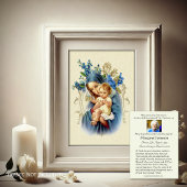 カトリック葬儀ヴァージンメリーイエス祈りの言葉カード ノートカード