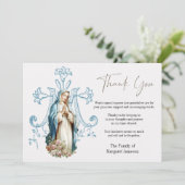 カトリック葬儀弔問悔やみや弔慰 サンキューカード (スタンド正面)