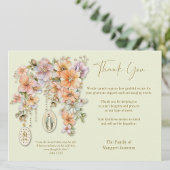 カトリック葬儀悔やみや弔慰弔問メアリー サンキューカード