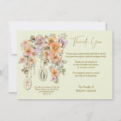 カトリック葬儀悔やみや弔慰弔問メアリー サンキューカード (正面)