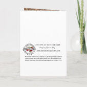 カトリック葬儀感謝状家族祈りの言葉カード カード (裏面)