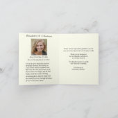 カトリック葬儀祈りの言葉メモリアルありがとう ノートカード (内部)